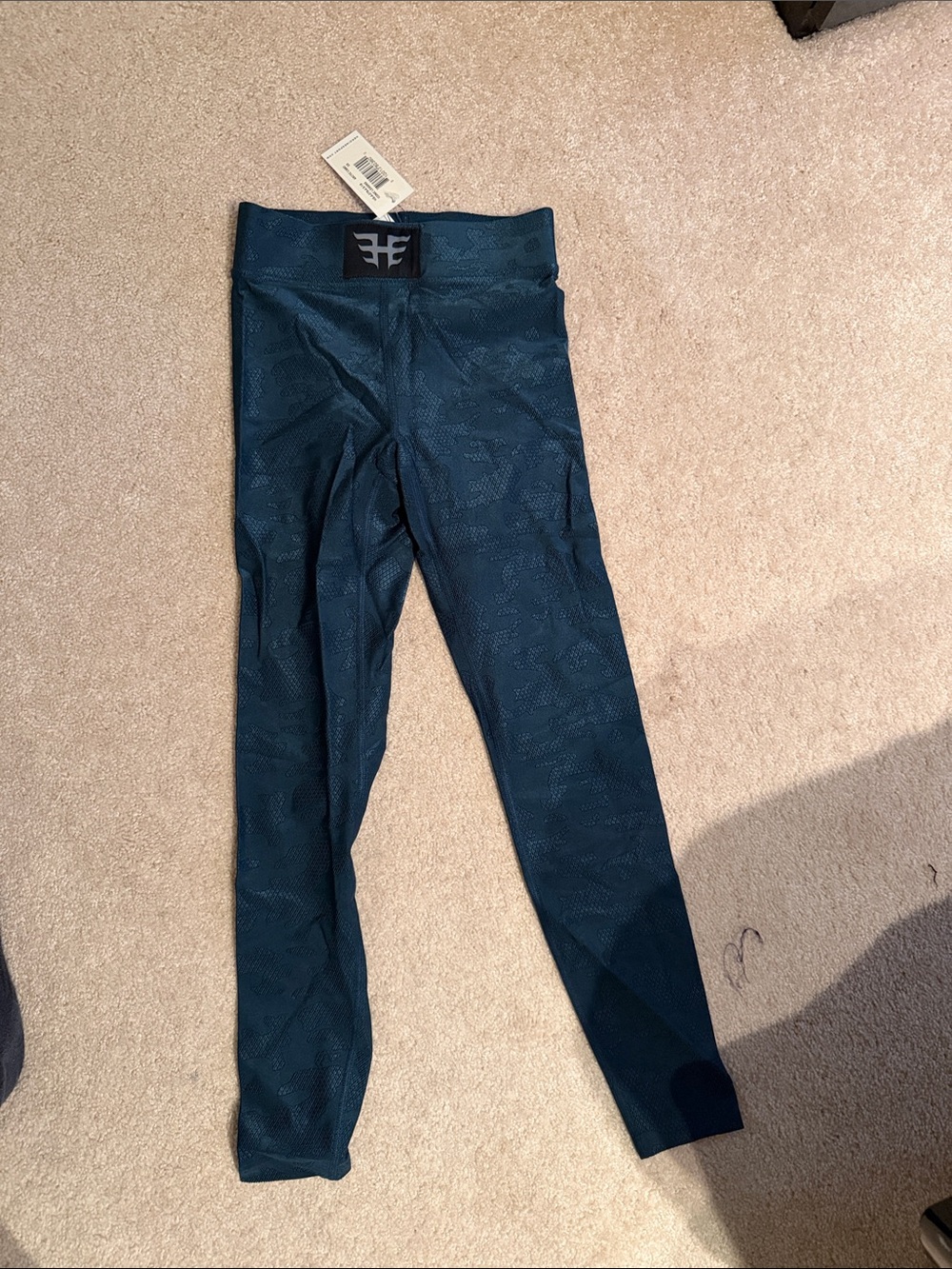 Heroin sports Dark Teal Active Leggings xs